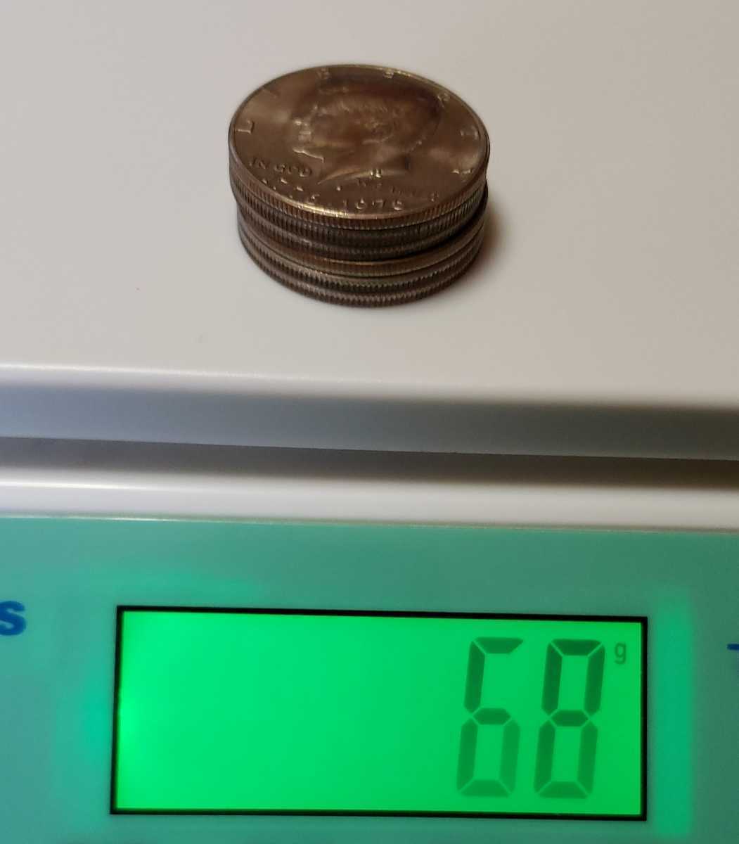 USA ケネディ ハーフダラー 50セント 硬貨 銀貨 6枚の画像3