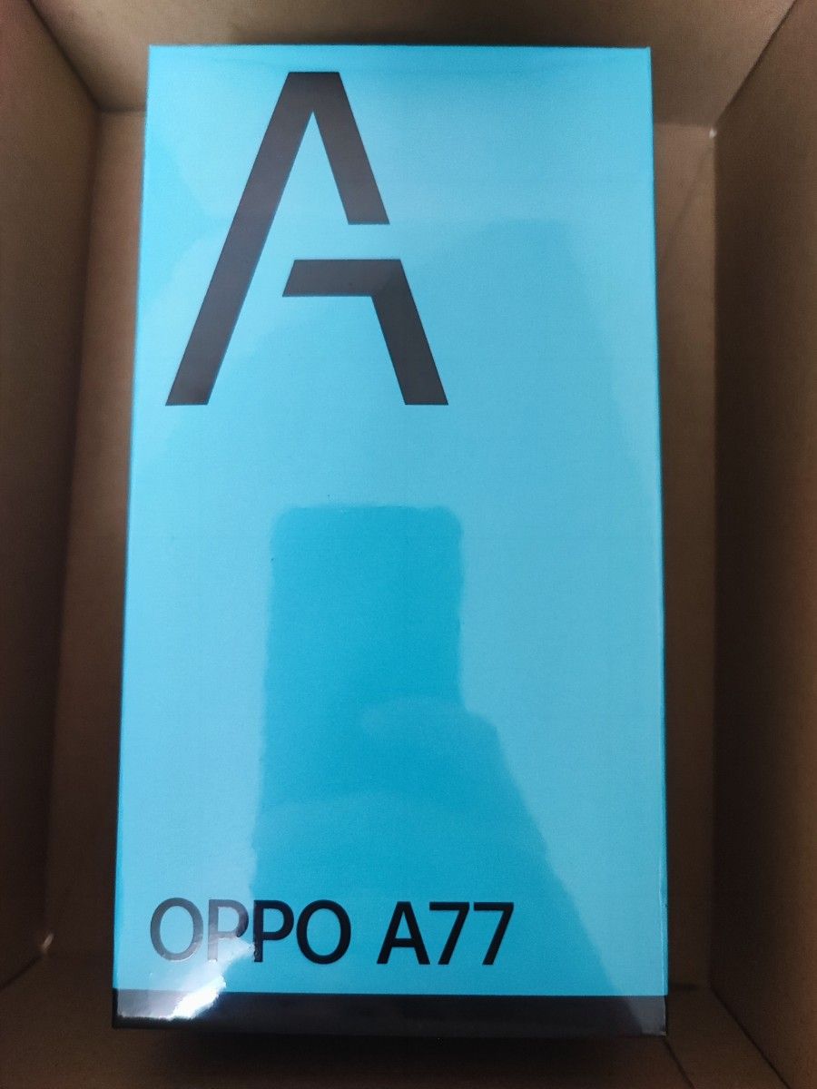 OPPO A77 ブラック SIMフリー 新品未開封品｜PayPayフリマ