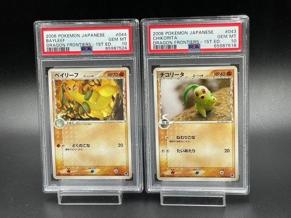 PSA 10 鑑定 ポケモンカード チコリータ ベイリーフ セット デルタ種 δ
