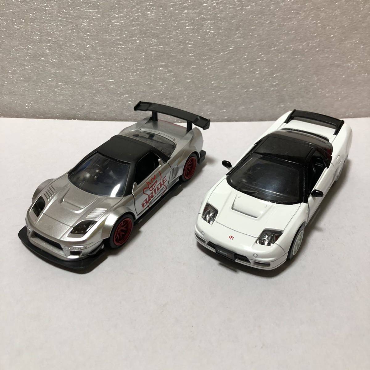  rare out of print rare!HONDA NSX!2 pcs. set!Jada NSX!NEW Ray NSX! die-cast minicar! that time thing!