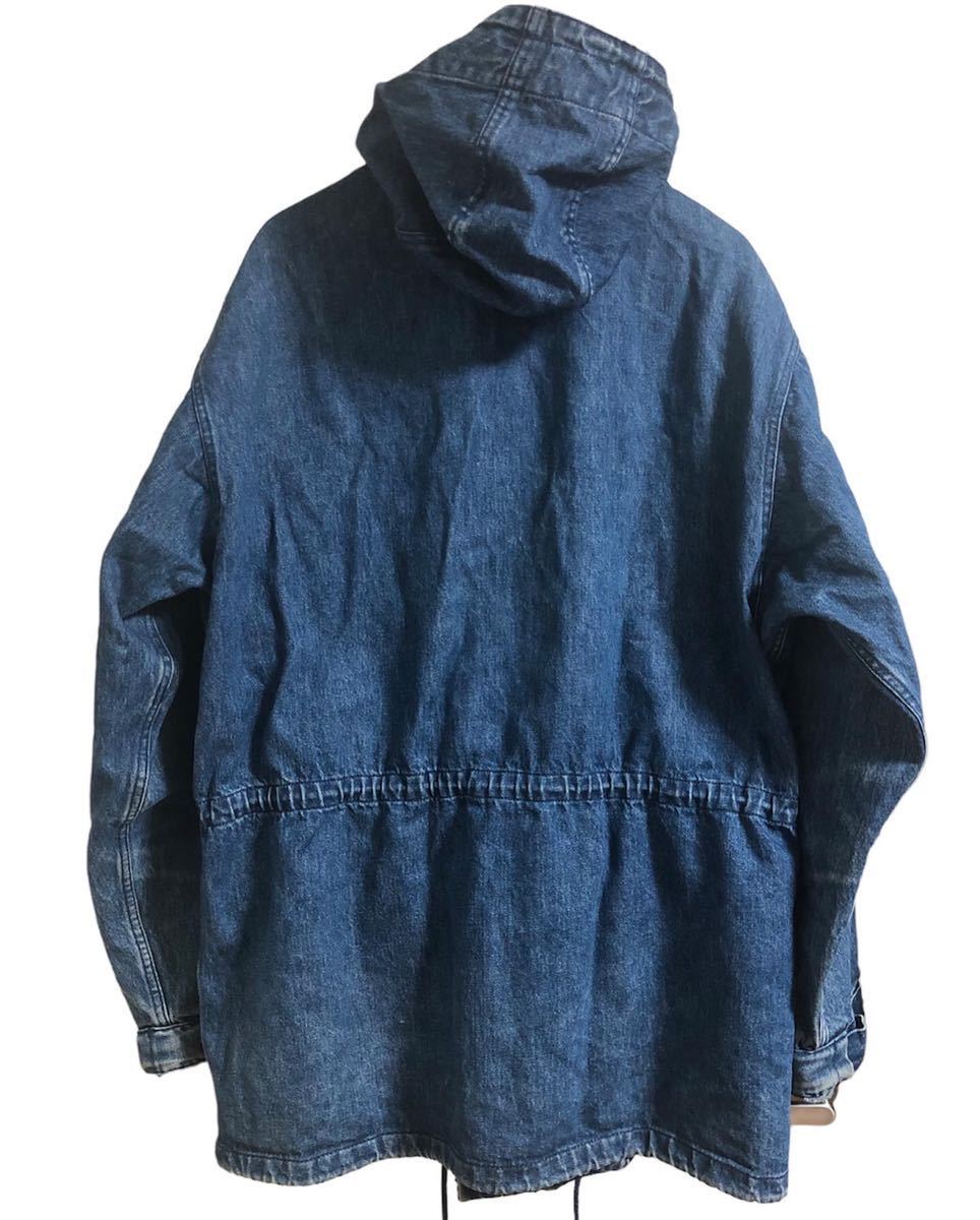 希少90s Ralph Lauren ラルフM-51 デニムモッズコート XL-