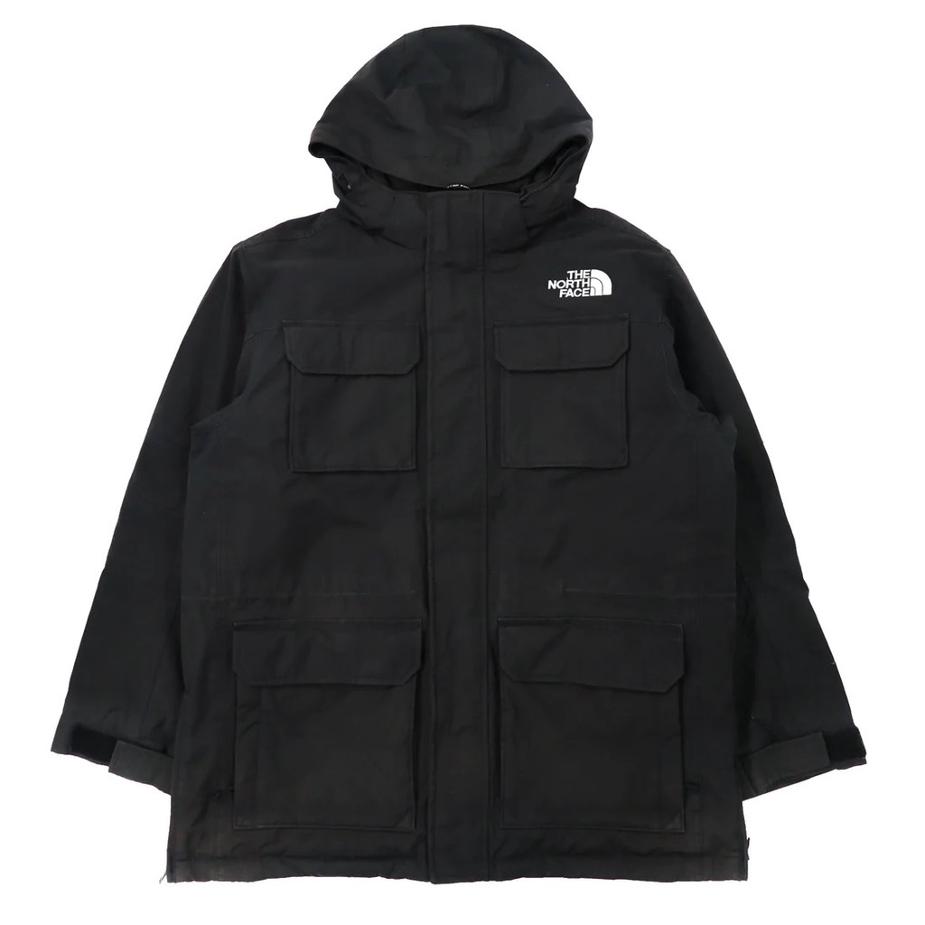 THE NORTH FACE マクマードパーカ ダウンジャケット XL ブラック MCMURDO PARKA ポリエステル DRYVENT フード着脱式 NF0A2ZUR