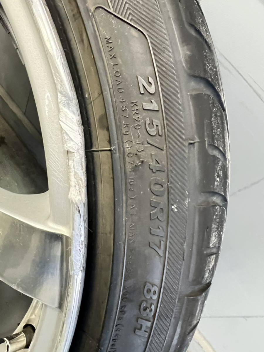 本格派ま! ドリケツ 18インチ 9.5j +15 2本ホイールのみ オリジン