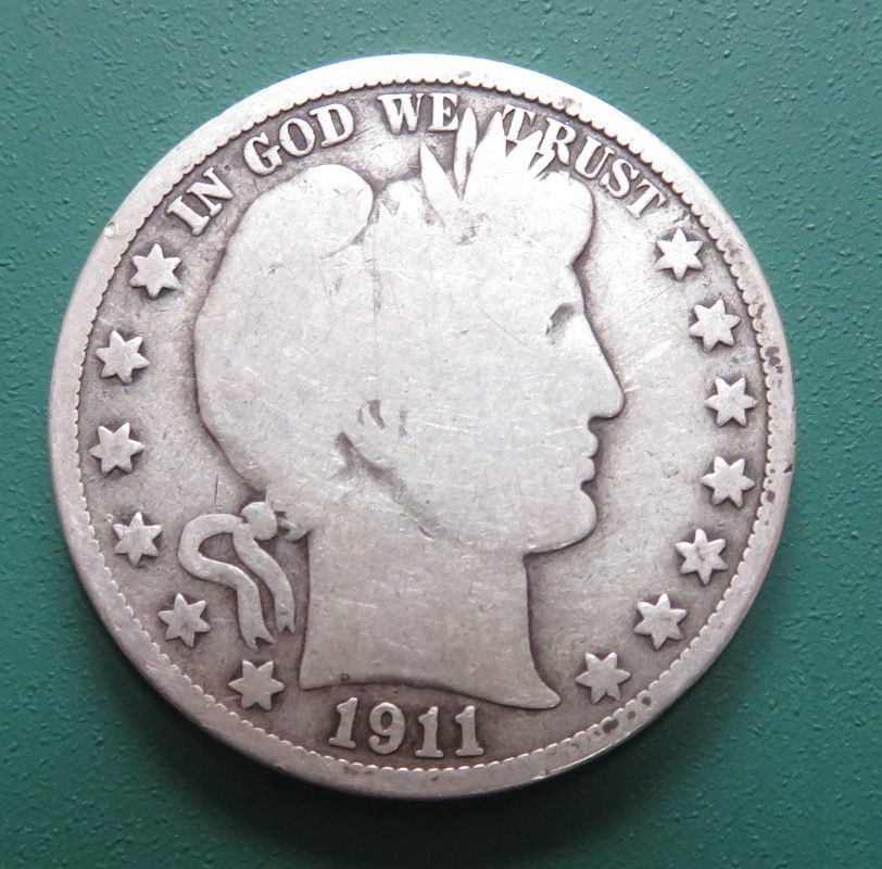アメリカ銀貨】ハーバー・ダイム 1911年(明治44年)発行 ハーフ アメリカ銀貨】ハーバー・ダイム 1911年(明治44年)発行 ハーフ