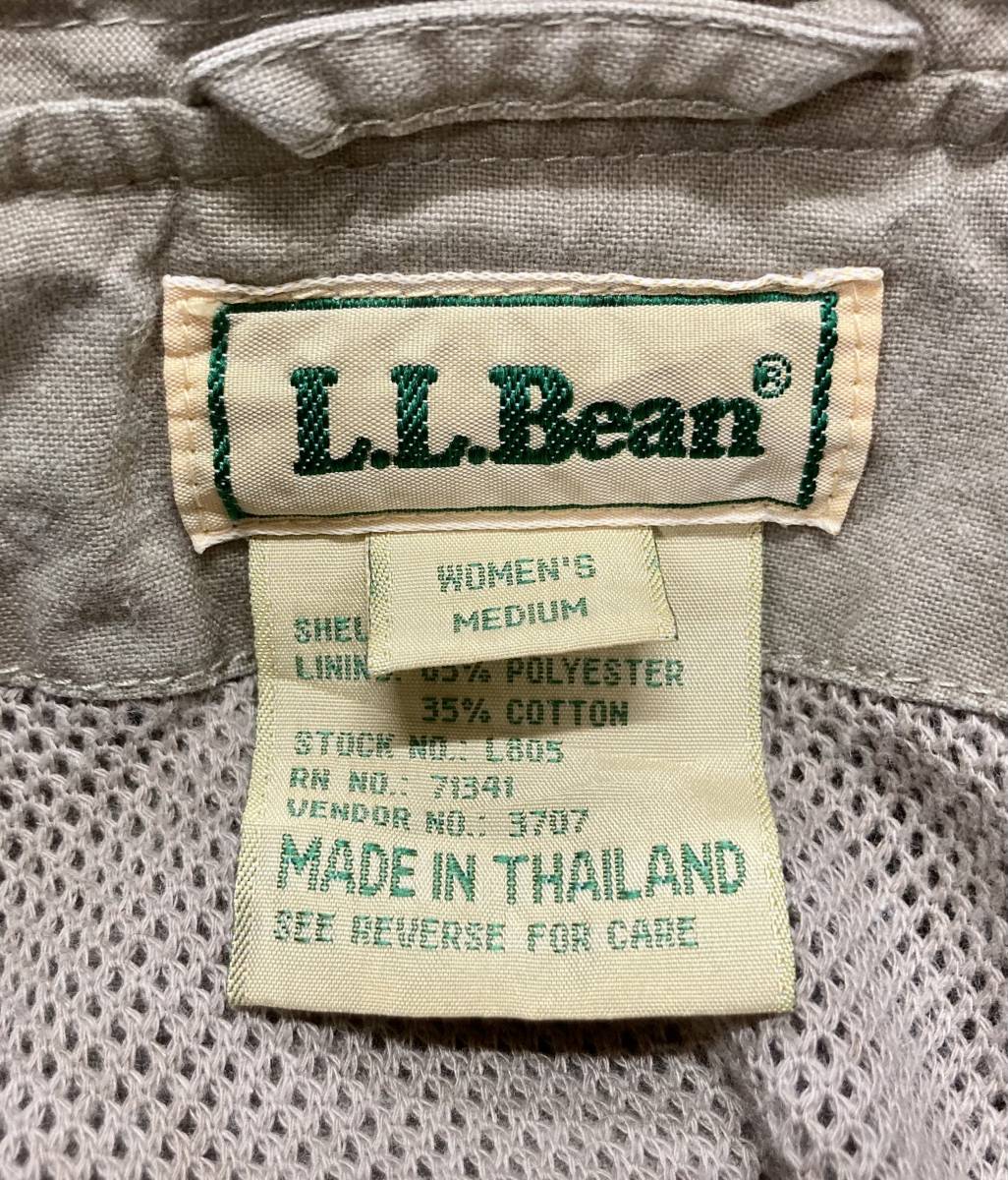 90s L.L.bean サファリ ベスト M アウトドア ハンティング フィッシング LLビーン_画像10