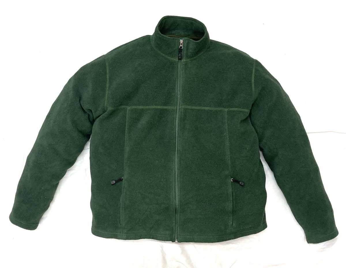 90〜00s L.L.bean POLARTEC フリース ジャケット 緑 XXL LLビーン ポケット付き