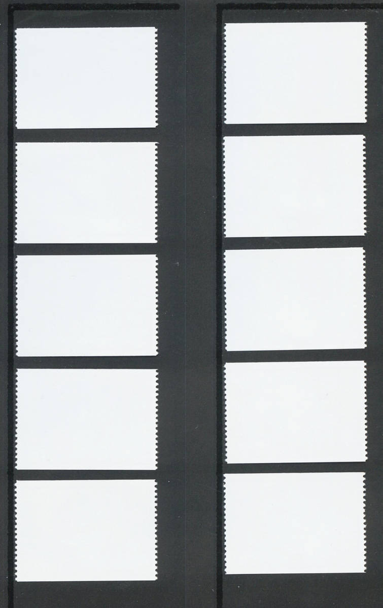 外国切手 ギリシャ 普通 海の生物 10種完＋同図案・同額面で上下辺ストレートエッジ10種完＋Ｐスタンプ(タブ付き) 2012年の画像4