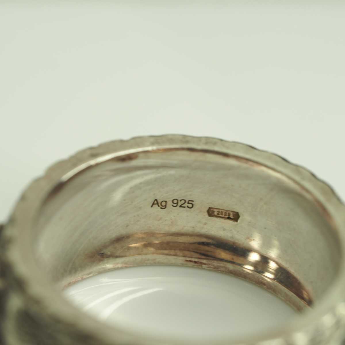 GUCCI グッチ ガーテン カットリング SILVER925 シルバー19号