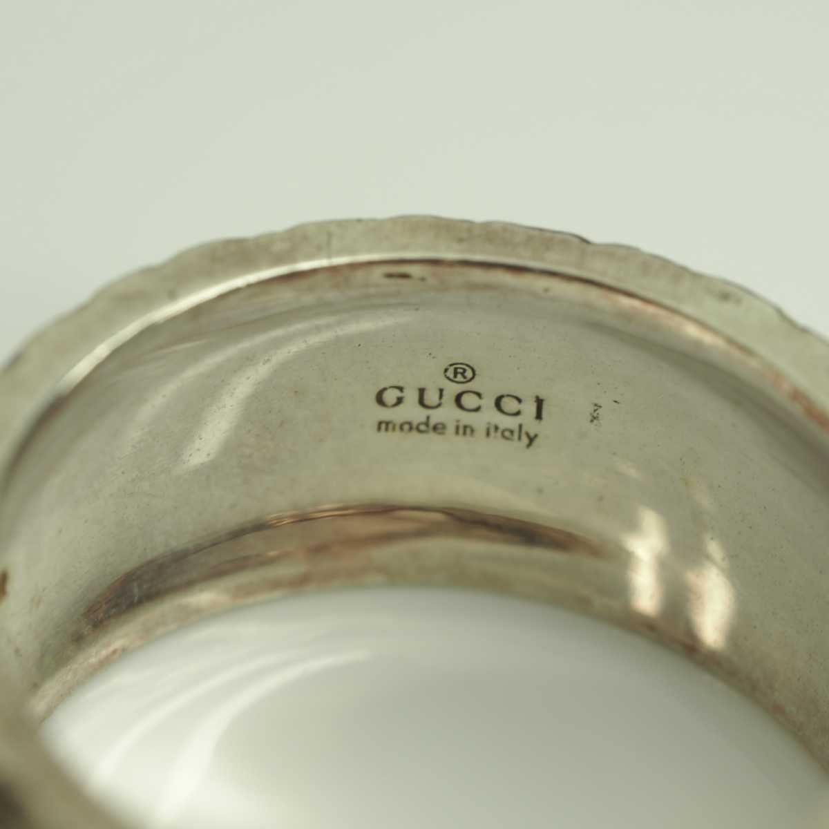 GUCCI グッチ ガーテン カットリング SILVER925 シルバー19号|PayPay
