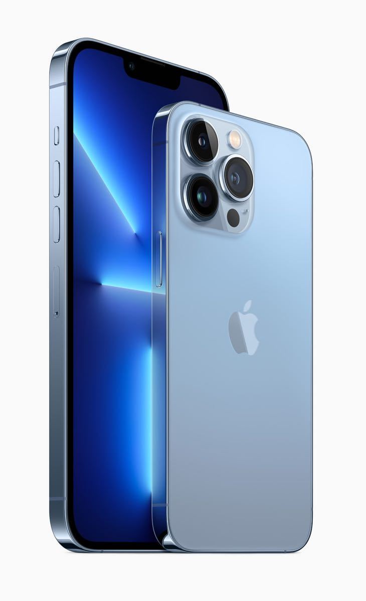 美品 iPhone 13 Pro Max 128GB シエラブルー SIMフリー-