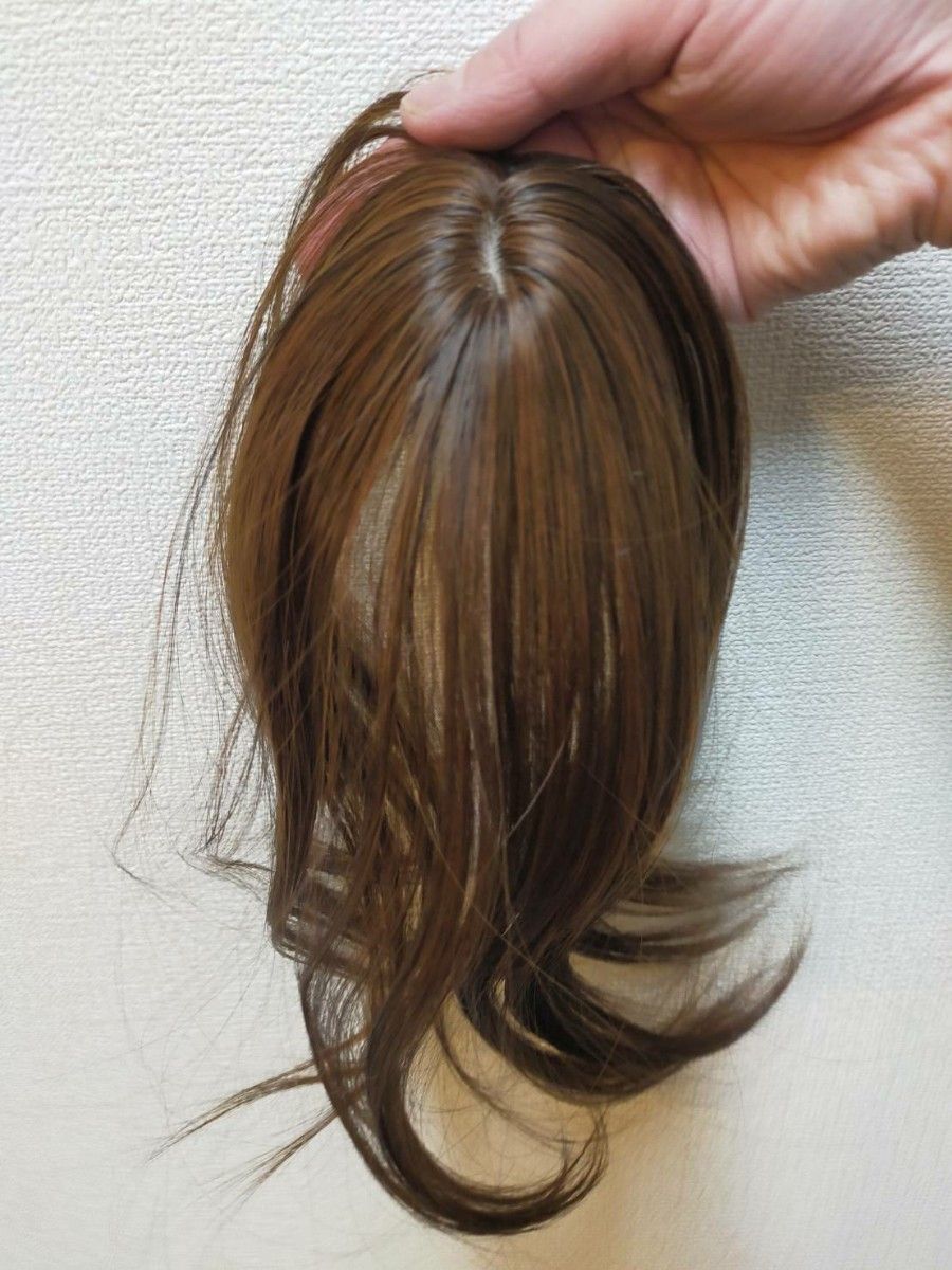 ミックスブラウン前髪から頭頂部薄毛白髪のお悩み解決品26㎝ブラシ付 ミックスブラウン前髪から頭頂部薄毛白髪のお悩み解決品26㎝ブラシ付