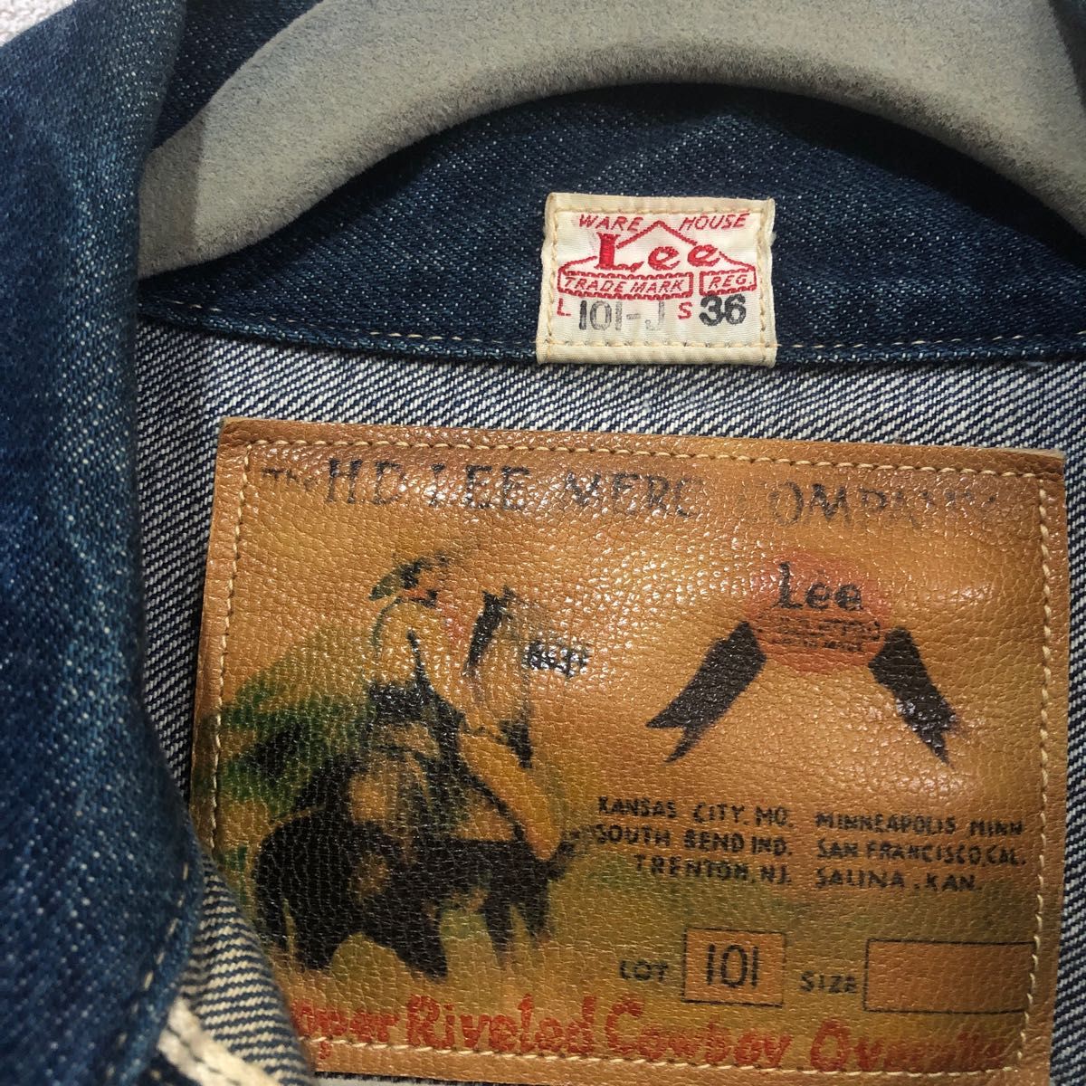 Lee × Warehouse 101J Cowboy Jacket レア 36|Yahoo!フリマ(旧 Lee × Warehouse 101J Cowboy Jacket レア 36|Yahoo!フリマ(旧
