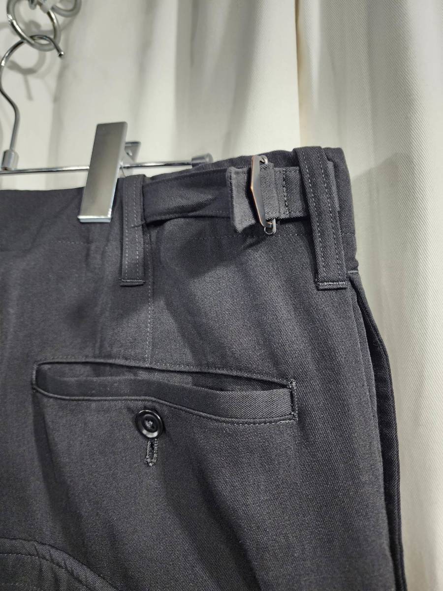 17aw yohji yamamoto pour homme デザインテーパードパンツ(HK-P42