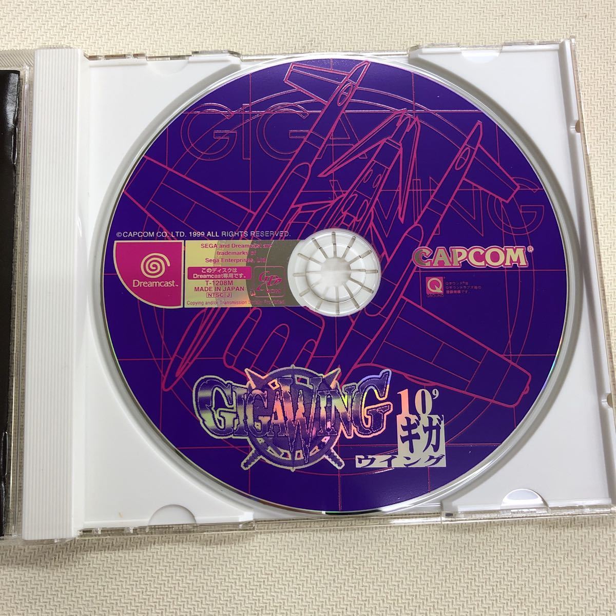  Dreamcast Giga Wing beautiful goods obi leaf document 