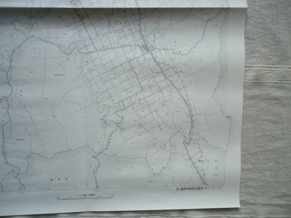 【北海道の地図1枚】 和寒町全図 5万分の1 /3色刷 /昭和53年第1042号 /道央地図出版社 /上川宗谷本線 剣淵原野三笠山自然公園国新産業 /19_画像7