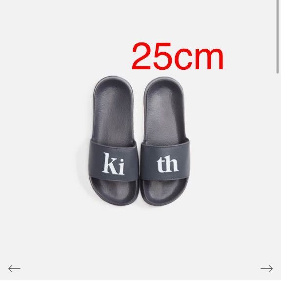 新品】25cm Kith Gradient Serif Summer Slides - Monsoon キス