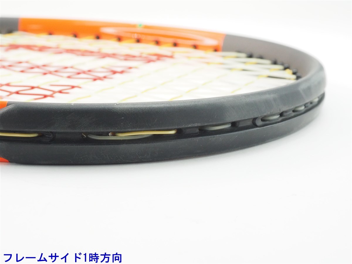 中古 テニスラケット ウィルソン バーン 100エス カウンターベール 2017年モデル (G2)WILSON BURN 100S CV 2017_画像7