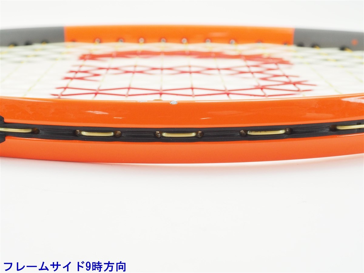 中古 テニスラケット ウィルソン バーン 100エス カウンターベール 2017年モデル (G2)WILSON BURN 100S CV 2017_画像5