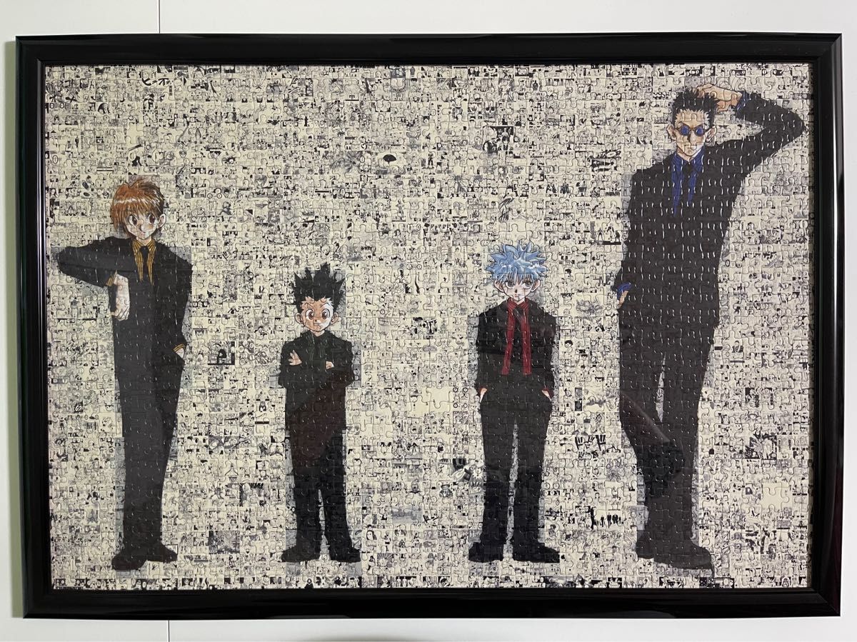 送料無料 冨樫義博展 額装高精細 冨樫義博展 キャラクターグッズ