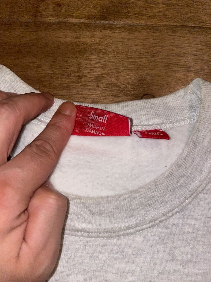 野村訓市着用】Supreme Small Box Crewneck Sweat スモールボックス