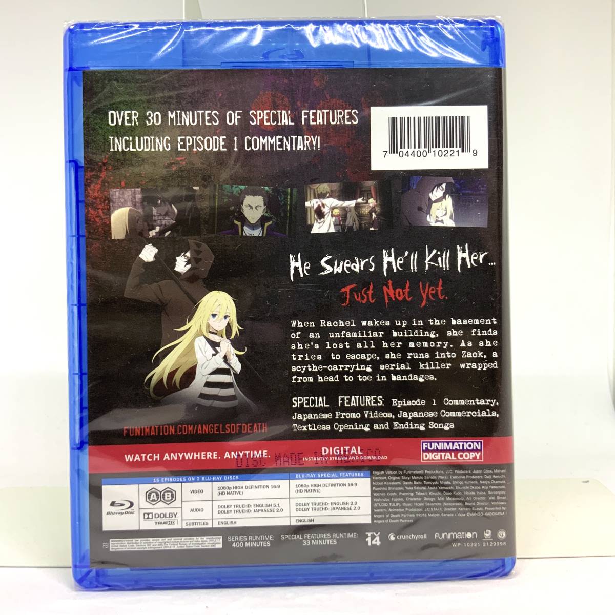 【送料無料】　新品　殺戮の天使　Blu-ray　北米版ブルーレイ_画像3