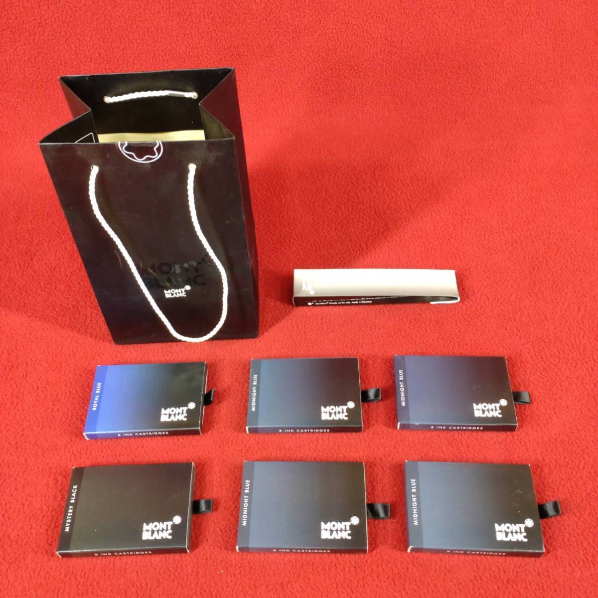 モンブラン MONTBLANC 万年筆用カートリッジ 6個セット ミッドナイト
