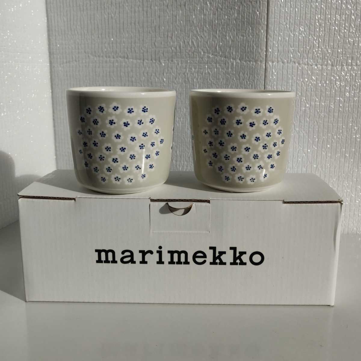 本物保証】 【未使用】マリメッコmarimekko PUKETTI ラテマグ2個セット