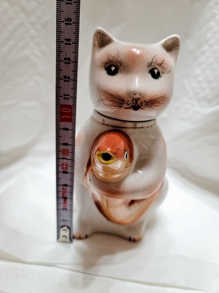中国茶器 ネコ 猫 ティーポット 昭和レトロの画像9