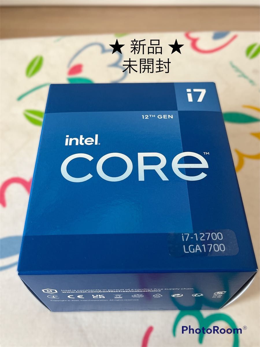 新品】Intel インテル CPU Core i7 12700 BX8071512700 PCパーツ PC ...