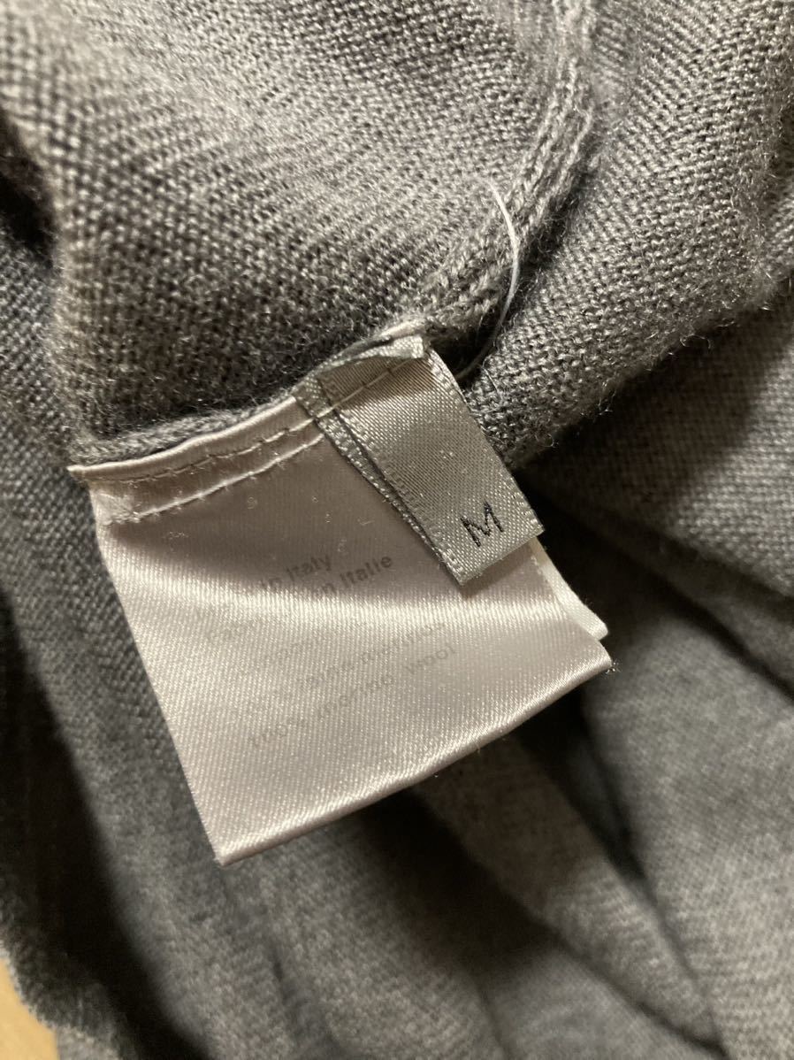 DIOR HOMME Beeニット M グレー ニットセーター_画像6