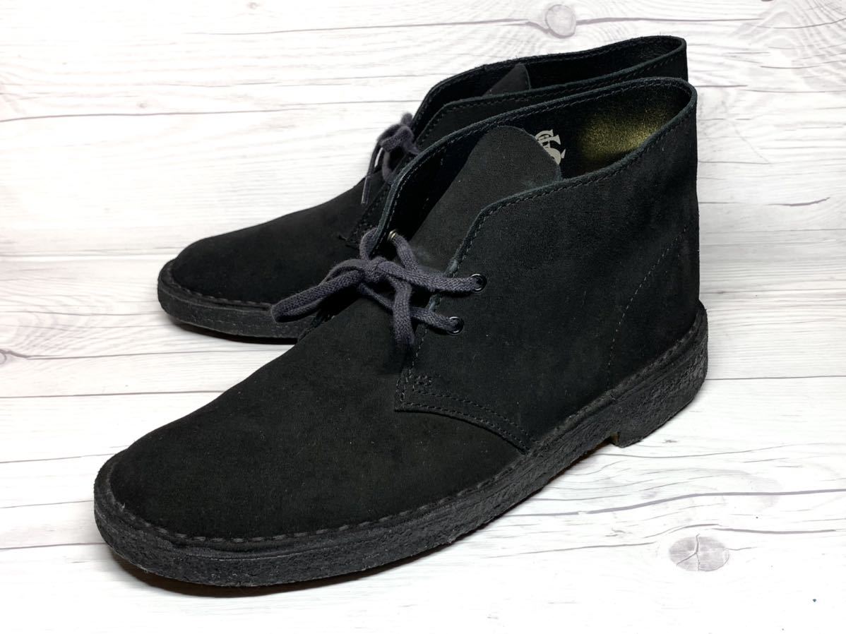 有名なブランド Clarks 【即決】☆美品☆ Originals スエード ブラック