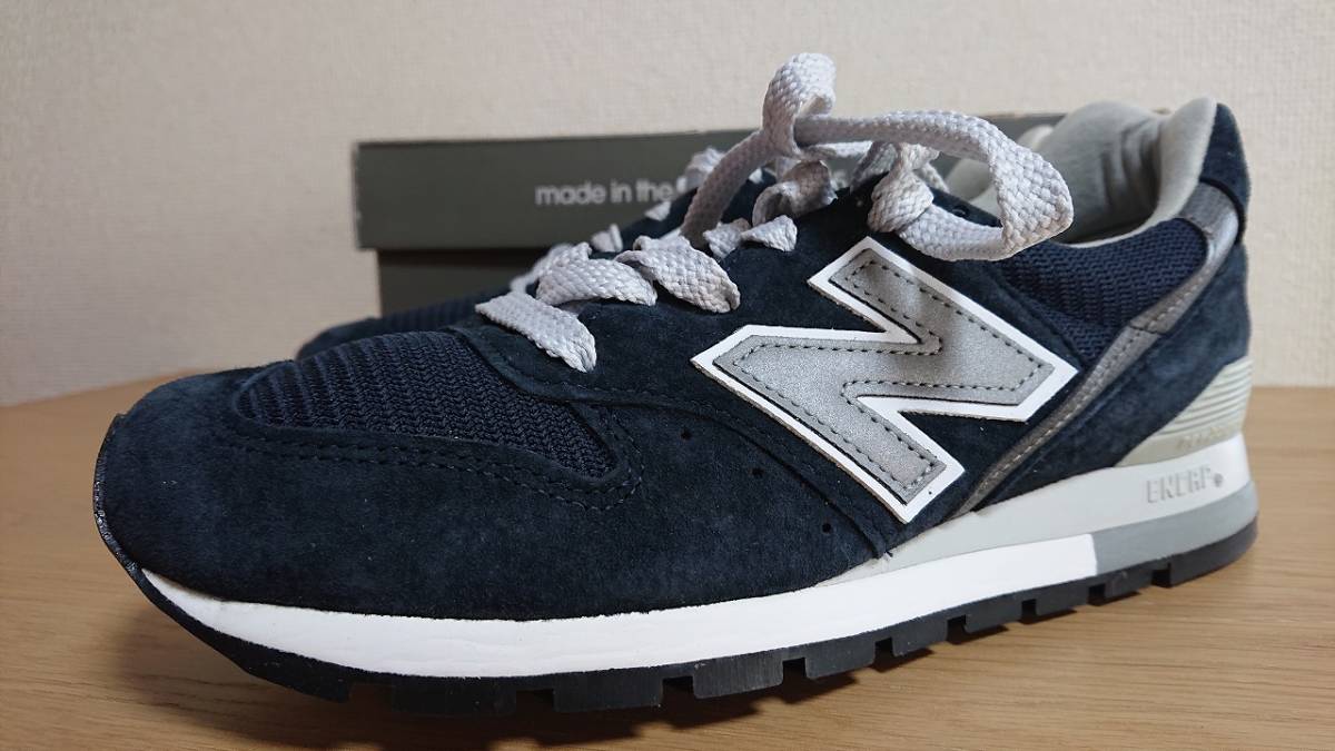 新品 NEW BALANCE USA製 M996NAV 26cm ネイビー 送料込_画像1