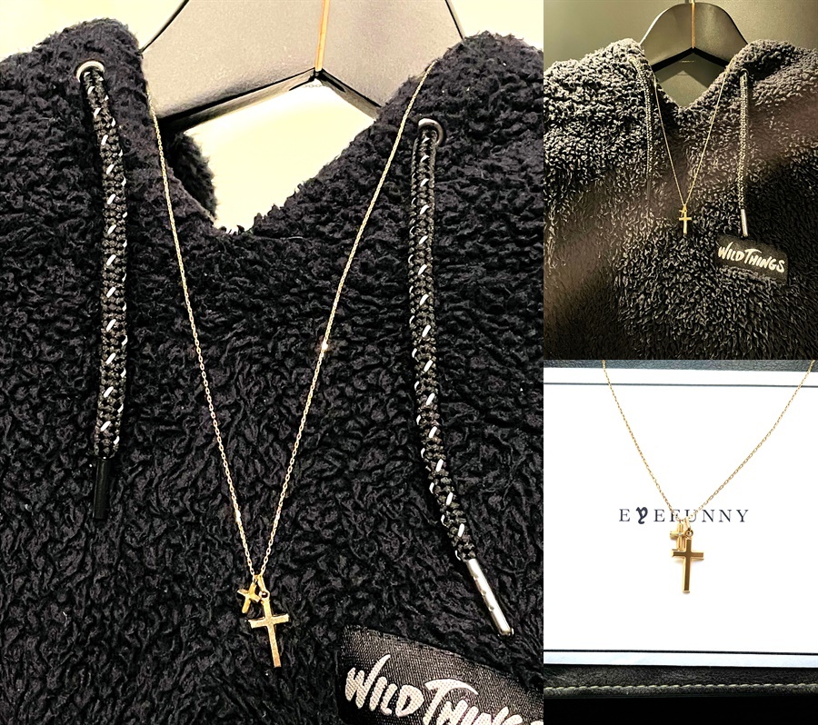 待望の再入荷! 美品 ギャラ完備 アイファニー ダブルクロス ダイヤ K18