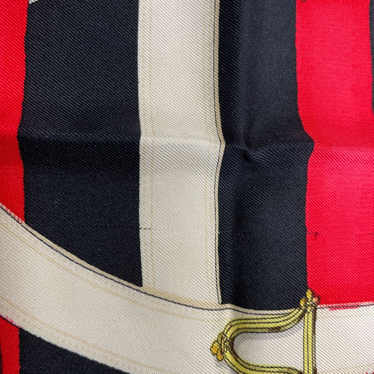HERMESエルメスカレ90大幅シルクスカーフcavalcalour タグ付き