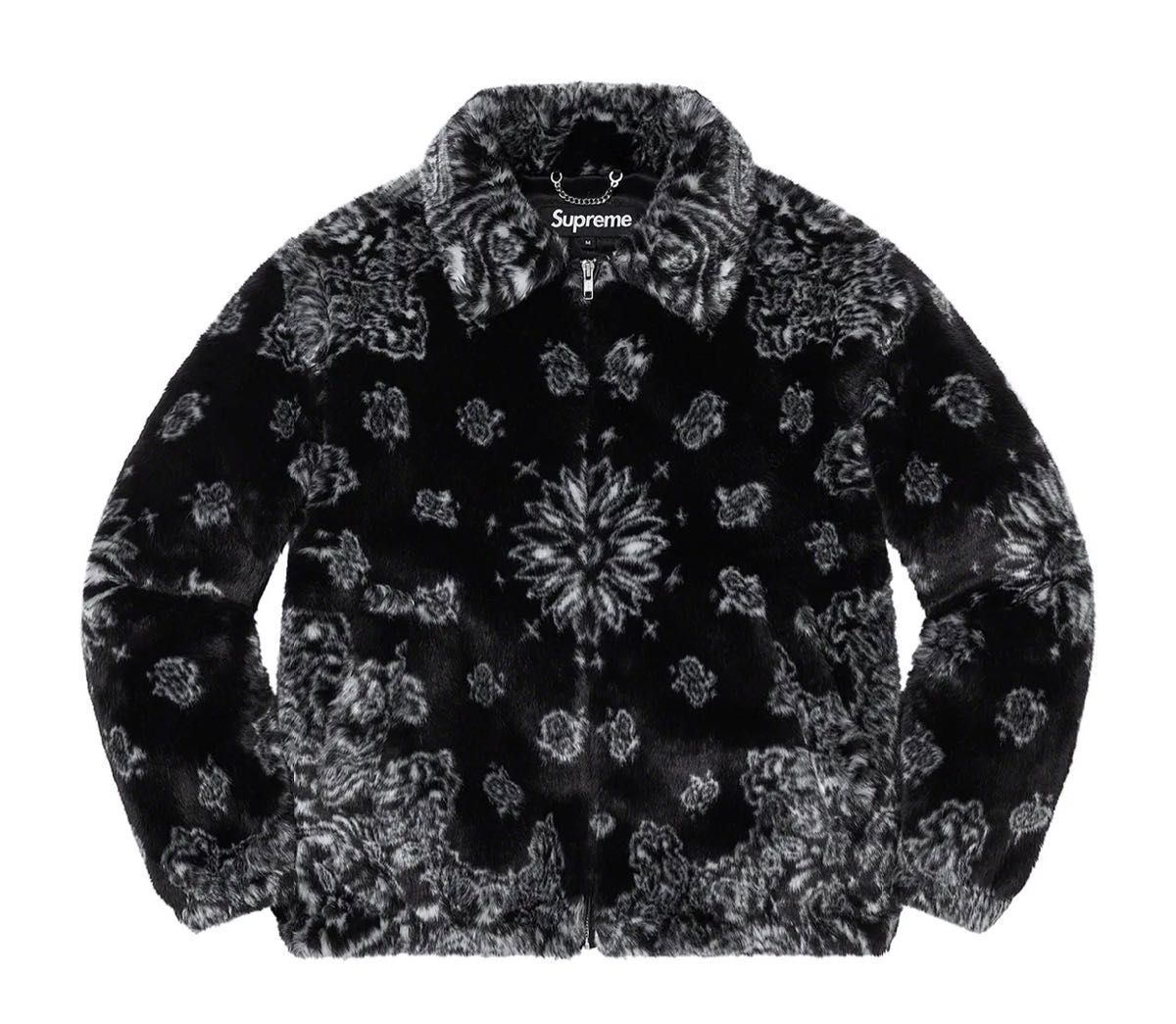 Supreme Bandana Faux Fur Bomber Jacket  M