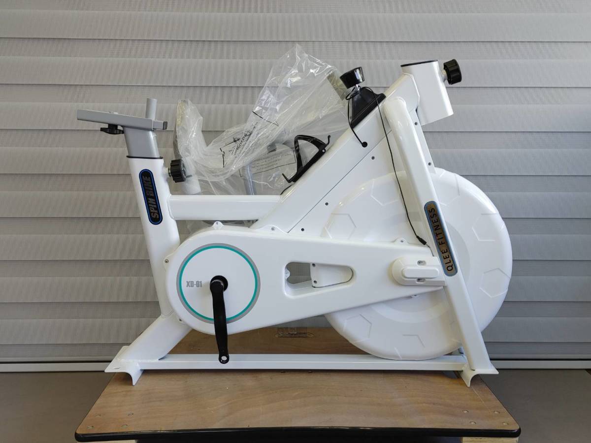 【未使用品】 1円スタート! QLEE ミニ マグネット K-701 第六世代フィットネスバイク スピンバイク エアロバイク 極静音 サドルカバー付きの画像3