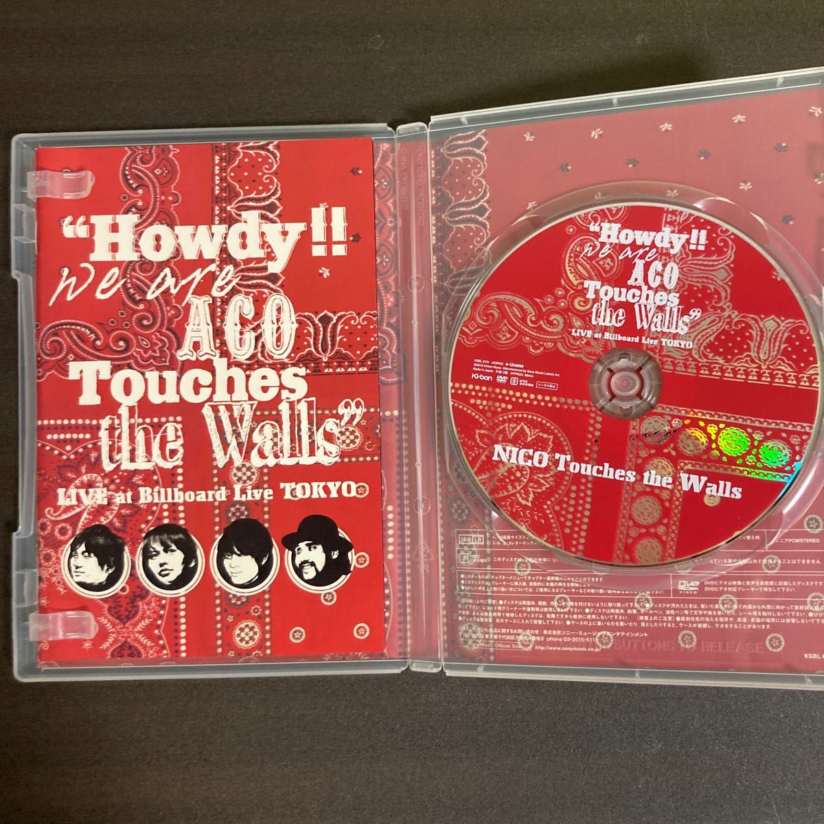 NICO Touches the Walls Howdy We are ACO Touches the Walls DVD