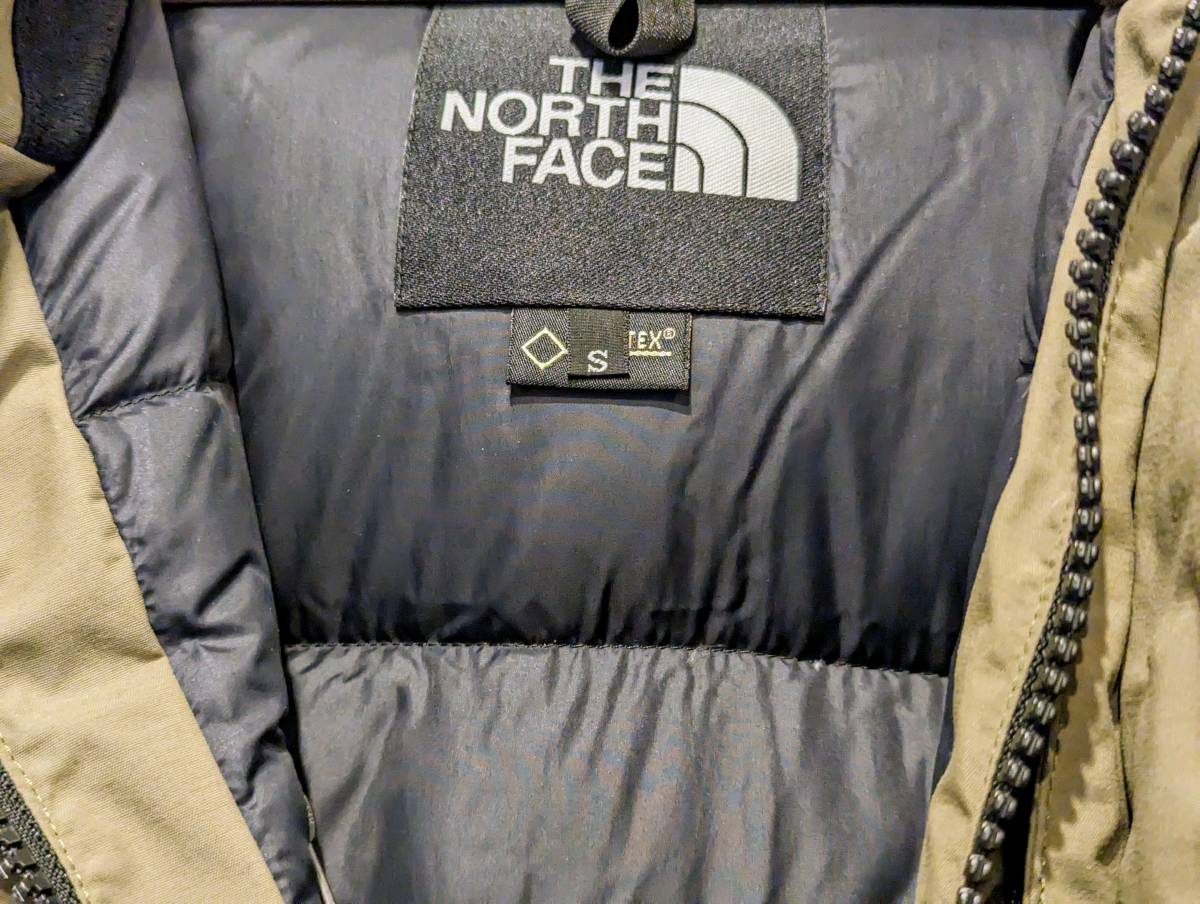 希少 The North Face Mountain Down Jacket S BG バートンオリーブ マウンテンダウンジャケット ノースフェイス ND91737_画像2