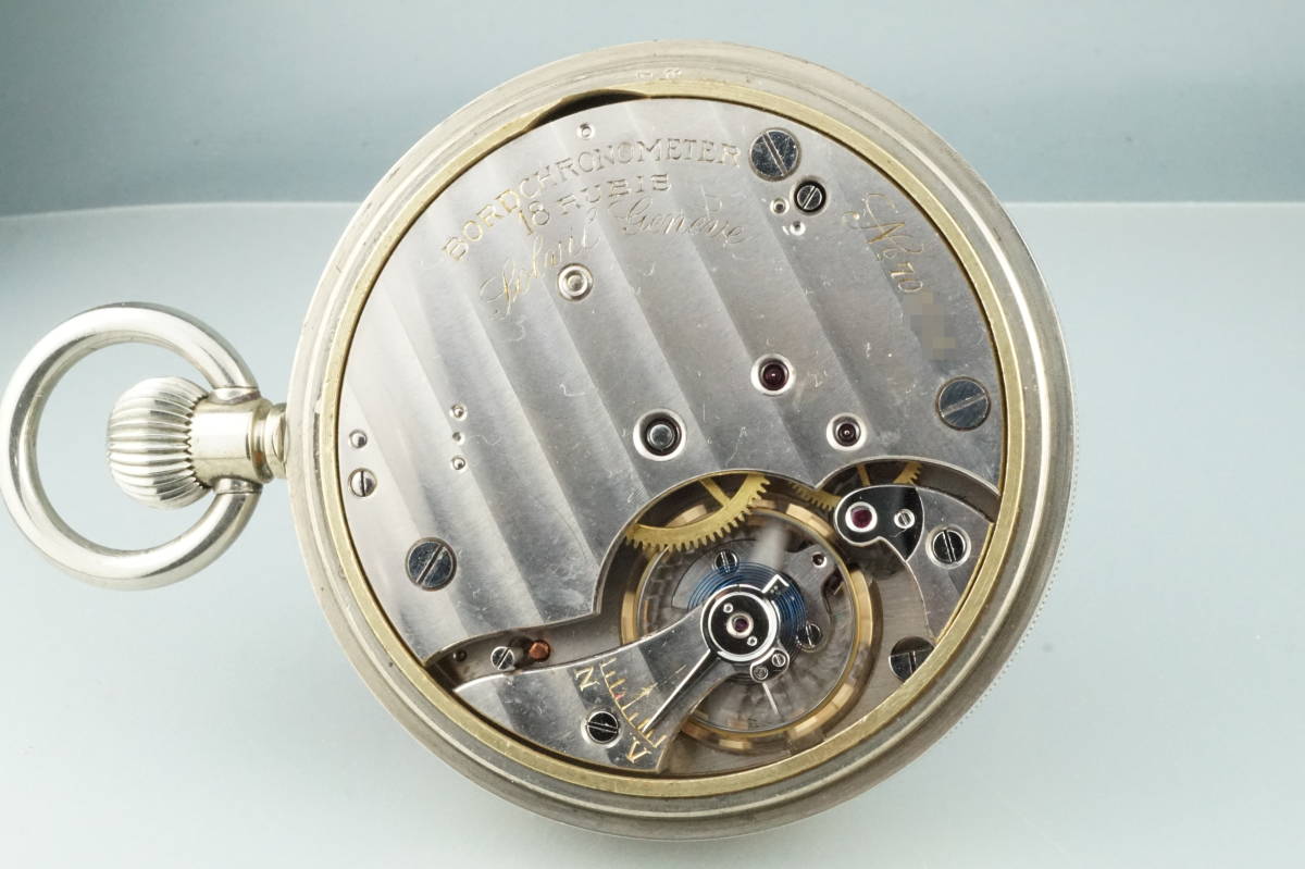 SOLVIL ボードクロノメーター デッキウォッチ レマニアベース 懐中時計 ねじ込み式ケース 手巻き BORD CHRONOMETER アンティークの画像4
