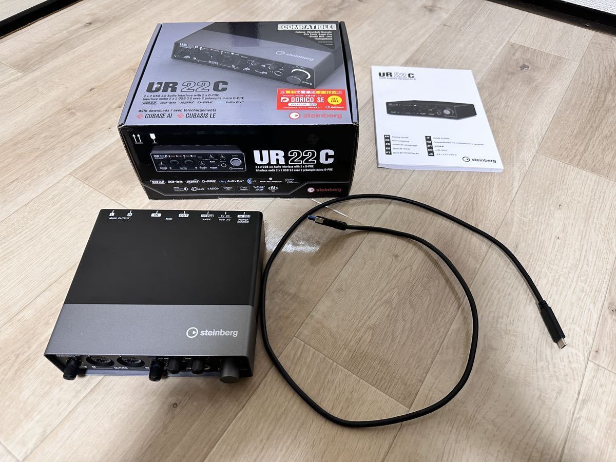Steinberg UR22Cオーディオインターフェイス 楽器、器材 DTM、DAW www ...