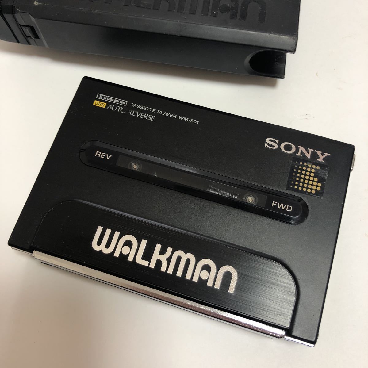 一部予約販売】 ソニーウォークマン SONY WM-501 黒【ジャンク品】 ポータブルプレーヤー