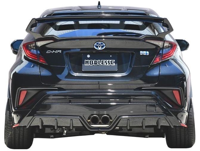 TOYOTA C-HR 前期 リア ウイング 角度可変式 FRP 未塗装 穴あけ不要 トヨタ CHR REAR WING DBA-NGX50 DAA-ZYX10 ターボ ハイブリッド_画像2