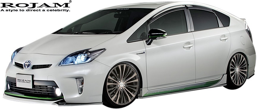 【M's】TOYOTA 30系 プリウス 後期 (2009/05-2015/12) ROJAM VERDE フルエアロ 6点セット(F+S+R+WD+RCP+RW)／ZVW30 FRP ロジャム ヴェルデ_画像1