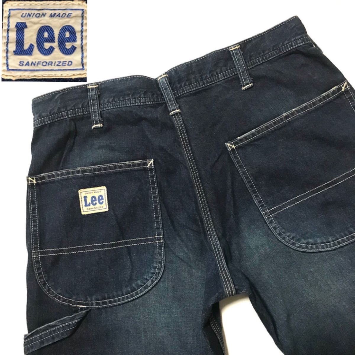 チェーンステッチです 老舗 Lee リー デニムペインター40288 チェーンステッチです 老舗 Lee リー デニムペインター40288