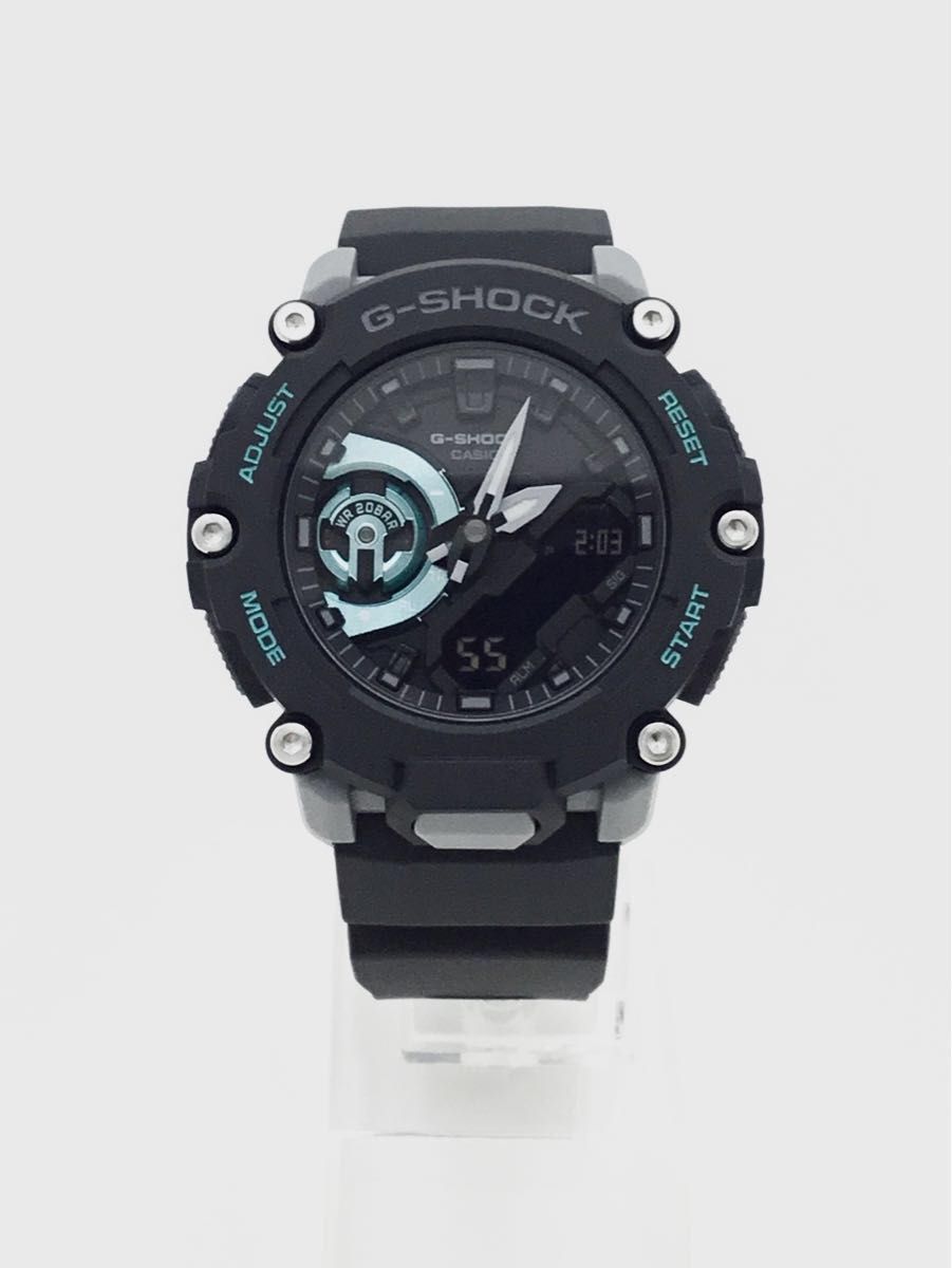 ほぼ未使用　カシオ　Gショック　デジタル&アナログ　メンズ腕時計　 CASIO  G-SHOCK  ブラック　GA−2200