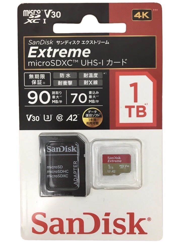 HFD590 ☆未開封☆ SanDisk microSDカード 1TB microSDXCメモリーカード スピードクラスCLASS107 