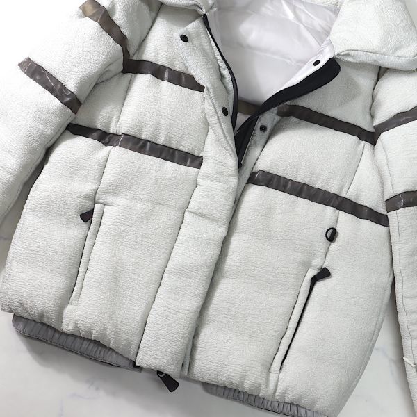 1円! モンクレール MONCLER NK-DA018 レディース ダウンジャケット ホワイト_画像4