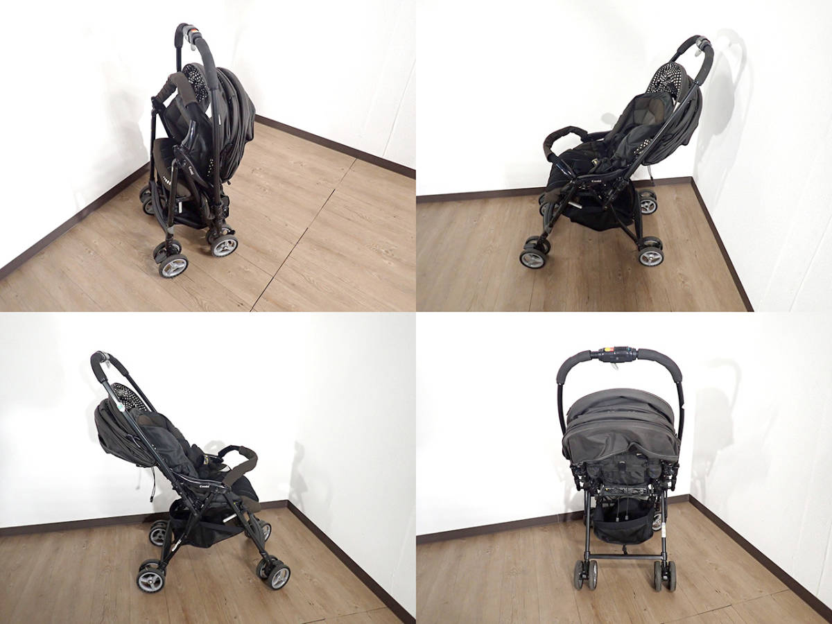  used stroller Combi MECHACAL first BB-400 combination me tea karu First αeg shock Splash black Saitama prefecture Toda city 