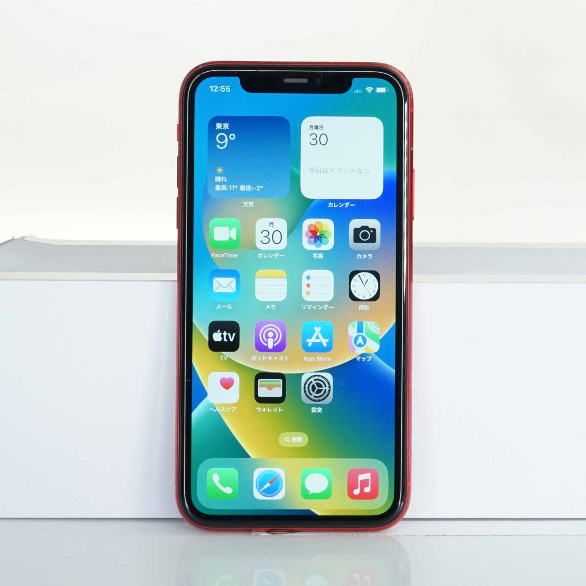 iPhone 11 64GB SIMフリ― (PRODUCT)RED 中古本体 訳あり品 MWLV2J/A 白ロムの画像2