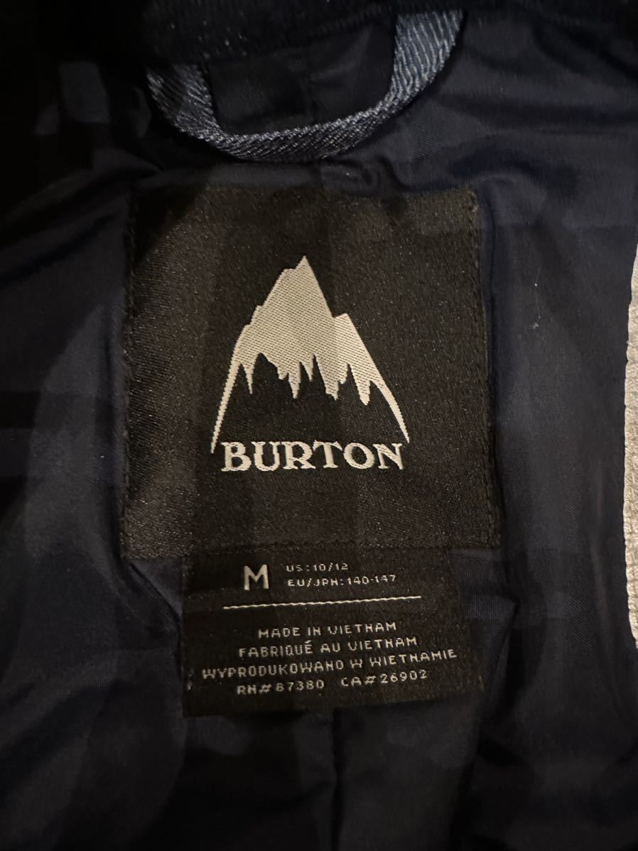 BURTON ジュニア スノーボードウェア 上下セット M 140 150 バートン
